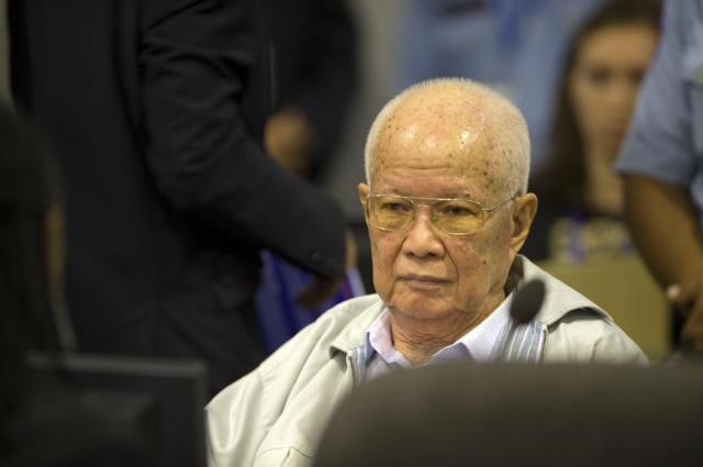 Schuldig: Khieu Samphan. (Foto: ECCC)